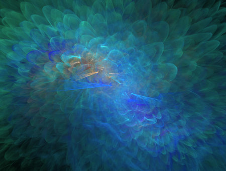 Imaginatory fractal abstract background Imageの写真素材