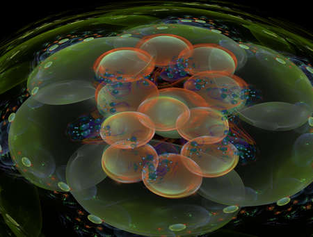 Imaginatory fractal abstract background Image