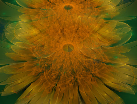 Imaginatory fractal abstract background Imageの写真素材