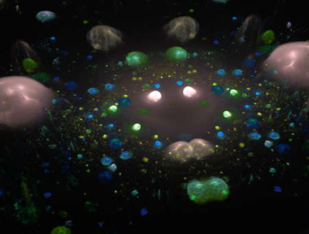 Imaginatory fractal abstract background Image