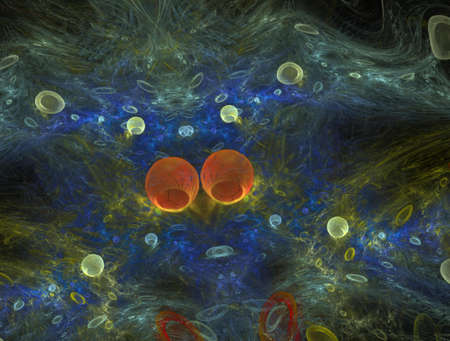 Imaginatory fractal abstract background Image