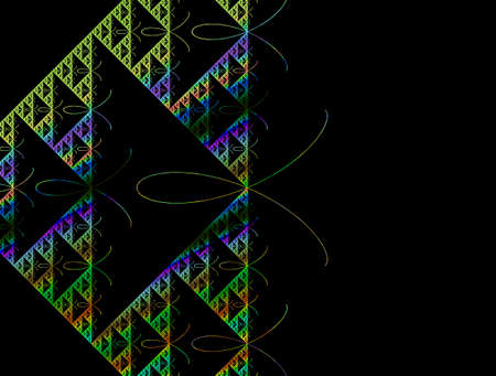 Imaginatory fractal abstract background Image