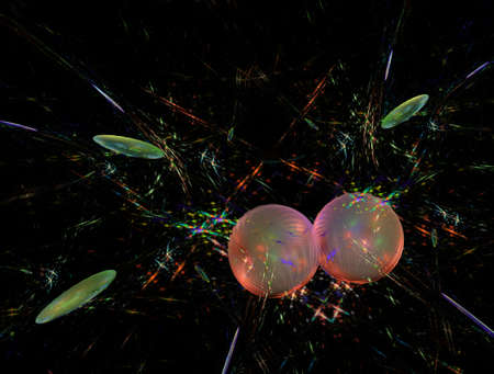 Imaginatory fractal abstract background Image