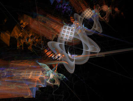 Imaginatory fractal abstract background Image