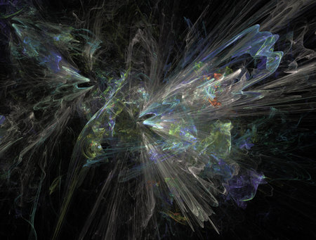 Imaginatory fractal abstract background Imageの写真素材