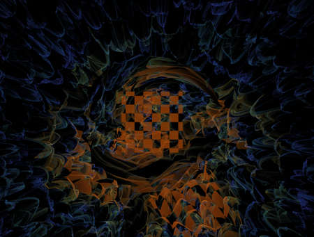 Imaginatory fractal abstract background Imageの写真素材