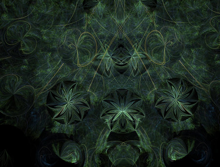 Imaginatory fractal abstract background Imageの写真素材