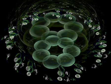 Imaginatory fractal abstract background Imageの写真素材