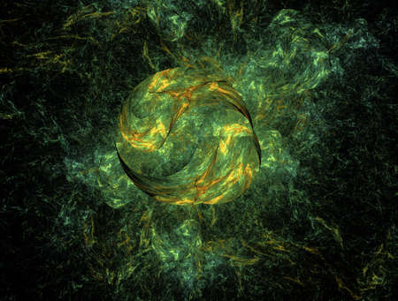 Imaginatory fractal abstract background Imageの写真素材