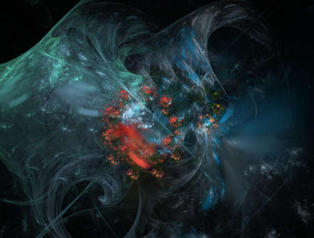Imaginatory fractal abstract background Image
