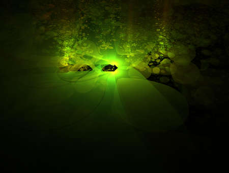 Imaginatory fractal abstract background Imageの写真素材