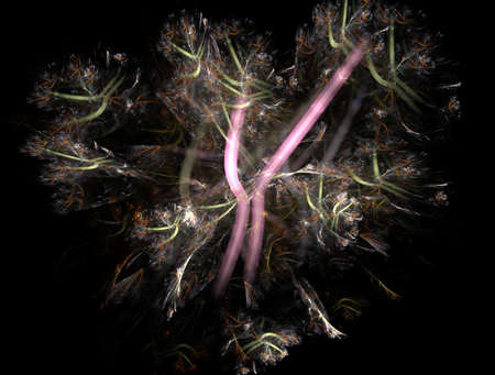 Imaginatory fractal abstract background Image