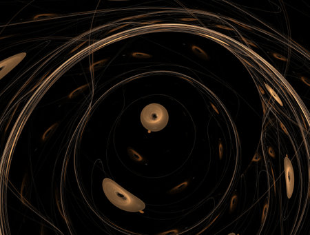 Imaginatory fractal abstract background Imageの写真素材