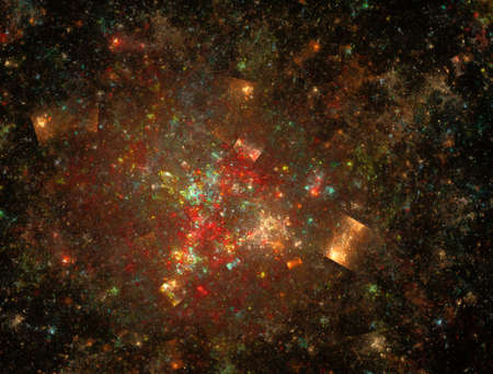 Imaginatory fractal abstract background Image