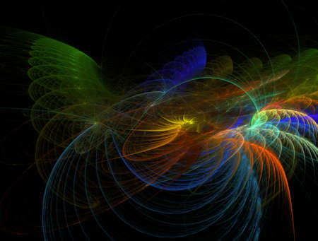 Imaginatory fractal abstract background Image