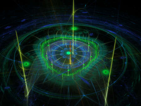 Imaginatory fractal abstract background Imageの写真素材