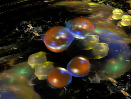 Imaginatory fractal abstract background Image