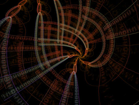 Imaginatory fractal abstract background Imageの写真素材