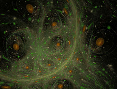Imaginatory fractal abstract background Image