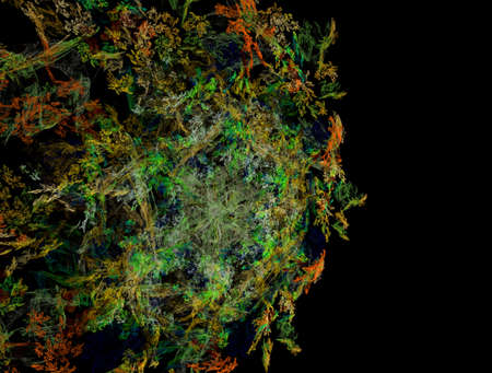 Imaginatory fractal abstract background Imageの写真素材