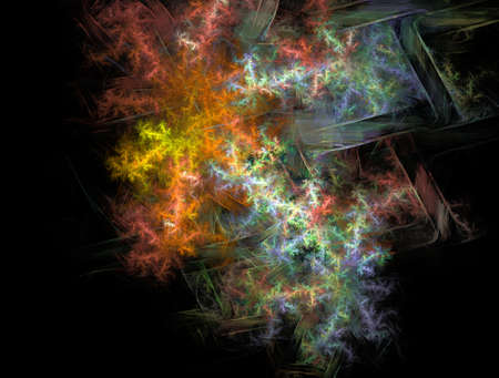Imaginatory fractal abstract background Imageの写真素材