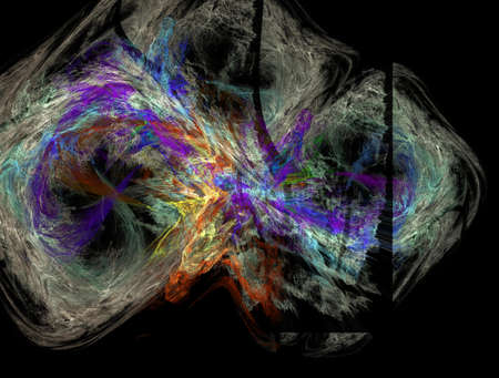 Imaginatory fractal abstract background Imageの写真素材
