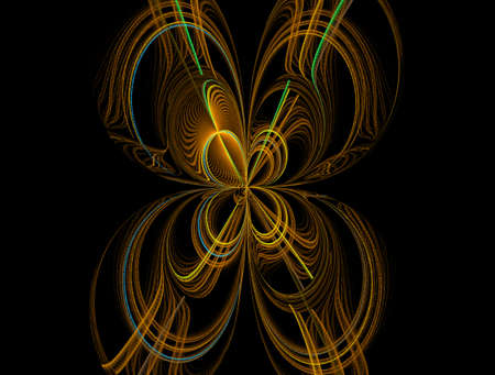 Imaginatory fractal abstract background Imageの写真素材