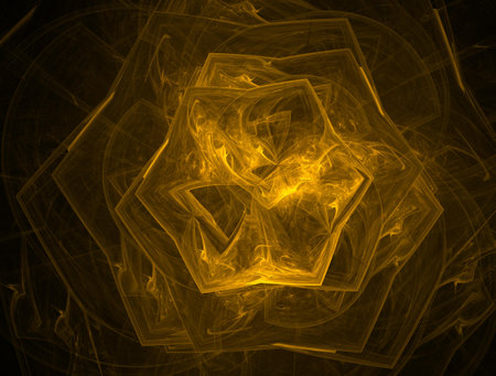 Imaginatory fractal abstract background Imageの写真素材