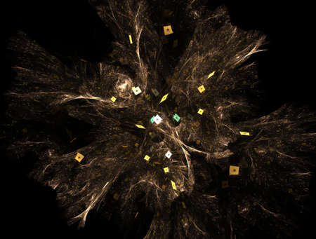 Imaginatory fractal abstract background Image