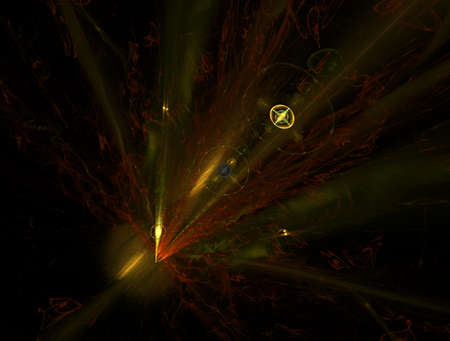 Imaginatory fractal abstract background Imageの写真素材