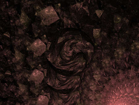 Imaginatory fractal abstract background Imageの写真素材