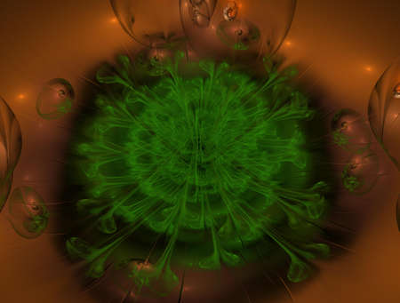 Imaginatory fractal abstract background Imageの写真素材