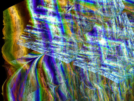 Imaginatory fractal abstract background Imageの写真素材