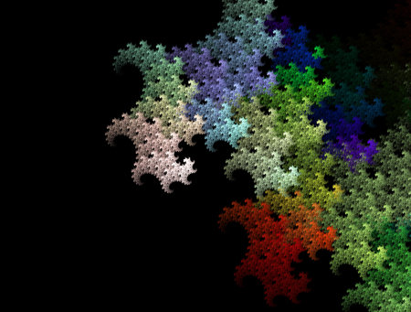 Imaginatory fractal abstract background Imageの写真素材