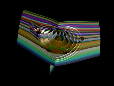 Imaginatory fractal abstract background Imageの写真素材
