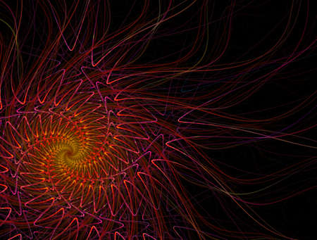 Imaginatory fractal abstract background Imageの写真素材