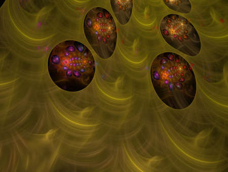 Imaginatory fractal abstract background Imageの写真素材