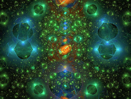 Imaginatory fractal abstract background Imageの写真素材
