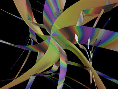 Imaginatory fractal abstract background Imageの写真素材