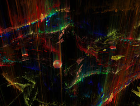 Imaginatory fractal abstract background Imageの写真素材