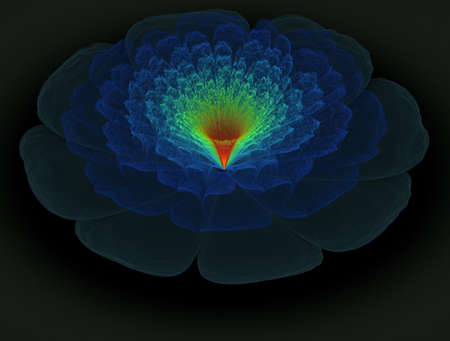 Imaginatory fractal abstract background Imageの写真素材