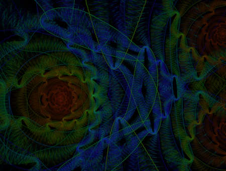 Imaginatory fractal abstract background Imageの写真素材