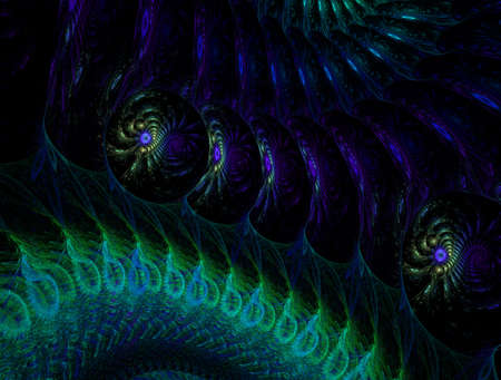 Imaginatory fractal abstract background Imageの写真素材