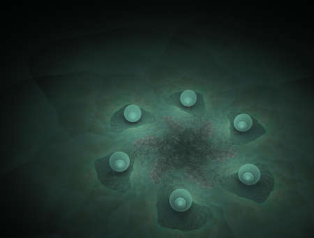 Imaginatory fractal abstract background Imageの写真素材