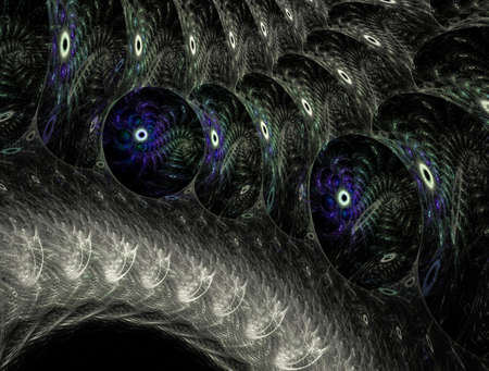 Imaginatory fractal abstract background Imageの写真素材