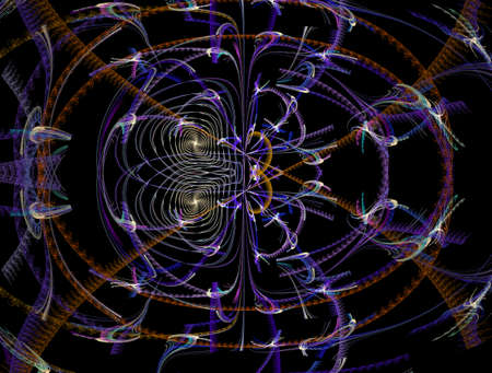 Imaginatory fractal abstract background Imageの写真素材