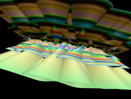 Imaginatory fractal abstract background Imageの写真素材