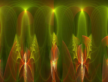 Imaginatory fractal abstract background Imageの写真素材