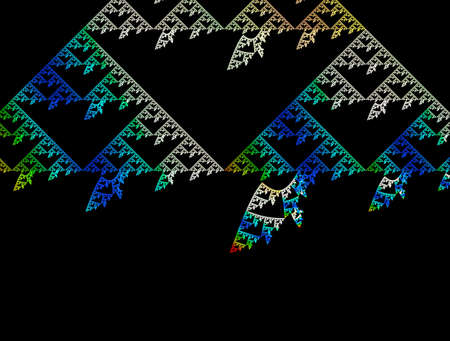 Imaginatory fractal abstract background Imageの写真素材