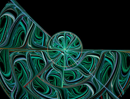 Imaginatory fractal abstract background Imageの写真素材
